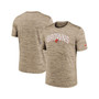 Men's Brown Cleveland Browns Velocity Athletic Stack Performance T-shirt