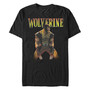 Marvel Men's Comic Collection X-Men Wolverine Profile Short Sleeve T-Shirt