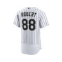 Men's Luis Robert White, Black Chicago White Sox Home Authentic Player Jersey