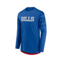 Men's Branded Royal, Red Buffalo Bills Square Off Long Sleeve T-shirt