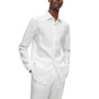 Men's Slim-Fit Linen Shirt