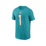 Miami Dolphins Men's Pride Name and Number Wordmark 3.0 Player T-shirt Tua Tagovailoa