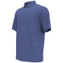 Men's Plaid Print Short-Sleeve Performance Polo Shirt