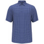 Men's Plaid Print Short-Sleeve Performance Polo Shirt