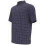 Men's Plaid Print Short-Sleeve Performance Polo Shirt