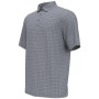 Men's Plaid Print Short-Sleeve Performance Polo Shirt