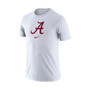 Men's White Alabama Crimson Tide Essential Logo T-shirt