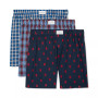 Men's 3-Pk. Classic Printed Cotton Poplin Boxers