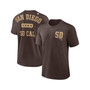 Men's Brown San Diego Padres Statement Game Over T-shirt