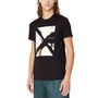 Men's Skyscraper Crewneck Short-Sleeve Metallic Graphic T-Shirt