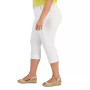 Plus Size Curvy Cuffed Capri Jeans, Created for Macy's