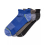 Men's Reflective Logo Zoned Cushion Socks, 3-Pack