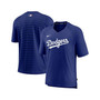 Men's Royal Los Angeles Dodgers Authentic Collection Pregame Raglan Performance V-Neck T-shirt