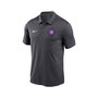 Men's Anthracite Chicago Cubs Diamond Icon Franchise Performance Polo Shirt