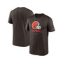 Men's Brown Cleveland Browns Infographic Performance T-shirt