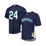 Men's Ken Griffey Jr. Navy Seattle Mariners Cooperstown Collection Mesh Batting Practice Jersey