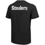 Pittsburgh Steelers Tri-Blend Pocket T-shirt - Black