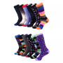 Men's Bold Designer Dress Socks Pack of 12