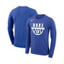 Men's Royal Duke Blue Devils Basketball Drop Legend Long Sleeve Performance T-shirt