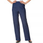 Classics Denim Pull-On Straight-Leg Pants