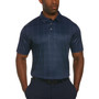 Men's Stretch Plaid Interlock Performance Golf Polo Shirt