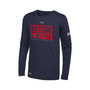 Men's Navy New England Patriots Combine Authentic Offsides Long Sleeve T-shirt