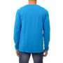 Men's Soft Stretch Henley Neck Long Sleeve T-shirt