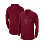 Men's Crimson Oklahoma Sooners Campus Tri-Blend Performance Long Sleeve Hooded T-shirt