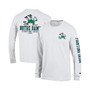 Men's White Notre Dame Fighting Irish Team Stack 3-Hit Long Sleeve T-shirt