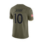 Men's Jerry Jeudy Olive Denver Broncos 2022 Salute To Service Limited Jersey
