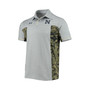 Men's Heathered Gray Navy Midshipmen Freedom Performance Polo Shirt
