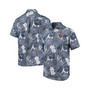 Men's Navy Chicago Bears Coconut Point Playa Floral IslandZone Button-Up Shirt