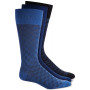 Perry Ellis Men's 3-Pk. Microfiber Patterned Socks