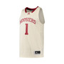 Men's 1 Cream Indiana Hoosiers Swingman Basketball Jersey