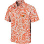 Men's Orange Miami Hurricanes Make Like A Tree Camp Button-Up Shirt