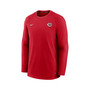 Men's Red Cincinnati Reds Authentic Collection Logo Performance Long Sleeve T-shirt