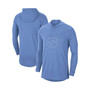Men's Carolina Blue North Carolina Tar Heels Campus Tri-Blend Performance Long Sleeve Hooded T-shirt