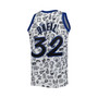 Men's Shaquille O'Neal White Orlando Magic 1994-95 Hardwood Classics Doodle Swingman Jersey