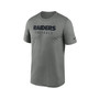 Men's Heather Gray Las Vegas Raiders Sideline Legend Performance T-shirt