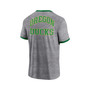 Men's Branded Heather Gray Oregon Ducks Classic Stack Ringer T-shirt