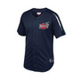 Men's Navy Houston Rockets Winning Team Mesh Button Front Shirt