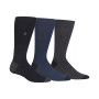 Men's Socks, Soft Touch Ribbed Heel Toe 3 Pack