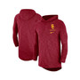 Men's Cardinal USC Trojans Slub Space-Dye Performance Long Sleeve Hoodie T-shirt