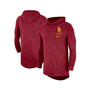 Men's Cardinal USC Trojans Slub Space-Dye Performance Long Sleeve Hoodie T-shirt