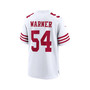 Men's Fred Warner White San Francisco 49ers Player Game Jersey