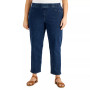 Plus Size Pull-On Denim Pants, Created for Macy's