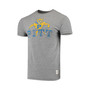 Men's Heathered Gray Pitt Panthers Team Vintage-Like Tri-Blend T-shirt