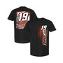 Men's Black Martin Truex Jr Name and Number T-shirt