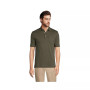 Men's Tall Short Sleeve Super Soft Supima Polo Shirt with Pocket