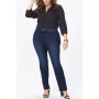 Plus Size Marilyn Straight Leg Jeans